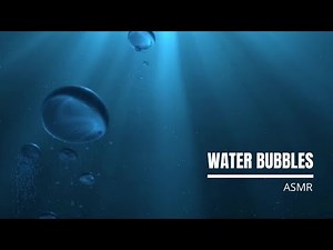 Water Bubbles Sounds | White noise underwater sound ambiance | ASMR