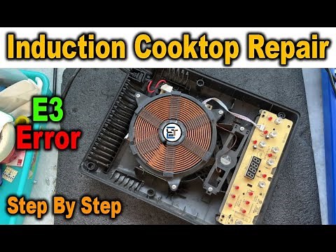 E3 Error , Induction Cooktop Repair Step By Step || Electronic Technology
