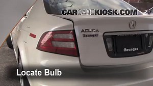 Rear Turn Signal Replacement on a 2007 Acura TL 3.2L V6