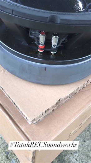 Speaker treatment/preparation. 🔈 | REC Minisound & Soundworks