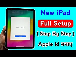 iPad 10th Gen How to Setup iPad 2024 | New iPad Setup Kaise kare | iPad me Apple id kaise banaye