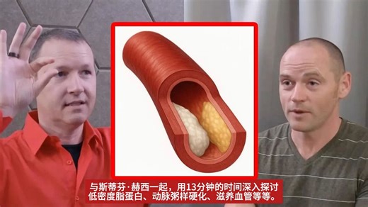 与斯蒂芬·赫西一起，用13分钟的时间深入探讨低密度脂蛋白、动脉粥样硬化、滋养血管等等。