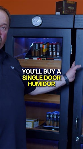 Single vs Double Door Humidors #cigarlife #humidor101 #smokeshopbusiness