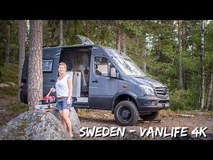 Sweden Van life with a 4x4 MB Sprinter Camper Van 4k camperX