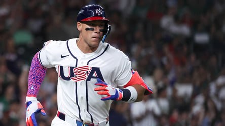 SEE IT: Yankees’ Aaron Judge unleashes perfect throw, homers for USA's WBC win over Mexico