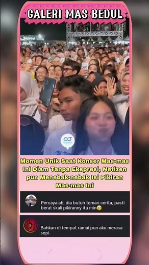 Mas nya kenapa 😭 sini cerita #konser #nadinamizah #lastchild #juanreza