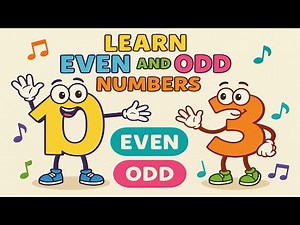 Learn Even and Odd Numbers 🔢 | Fun Math Song for Kids