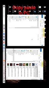 who to copy paste in PC🖥️ Computer 😱😱😱