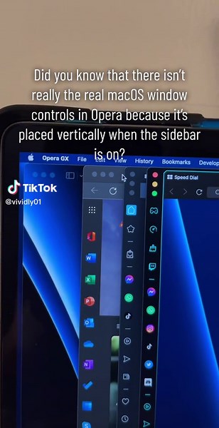 Unique Mac Version Window Controls in Opera and Opera GX