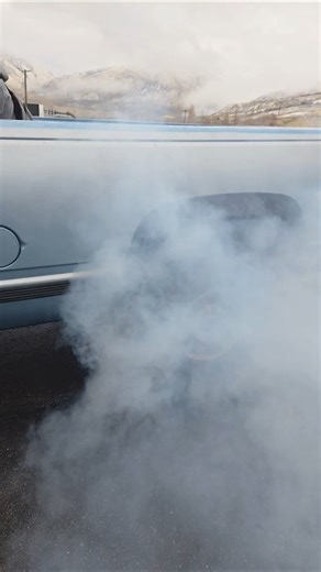 burnout with truck #gmc #obs #burnout #drifting #chevrolet