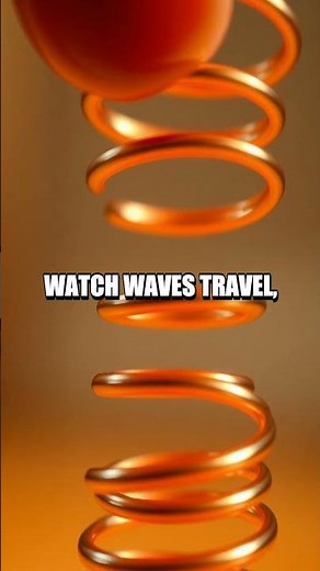 Visible Waves How Sound Moves a Spring Demonstration