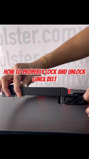‼️ Here’s a video guide on how to properly lock and unlock your GINEX BELT. #JRHolster #GearOfTheChampions #IPSC #Holster #GINEX #GINEXBELT #sportsshooter #competitionshooting | JR Holster