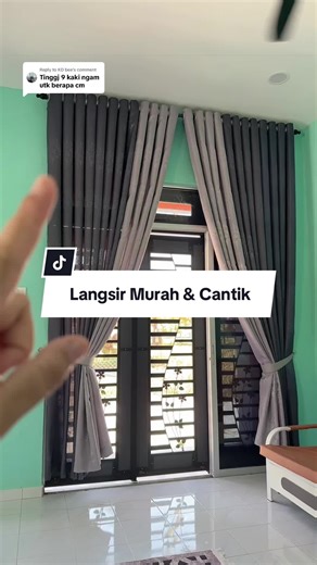 Langsir Murah & Cantik: Pilihan Langsir Semi Blackout & Moden