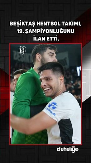 Beşiktaş Hentbol Takımı 19. şampiyonluğunu ilan etti.