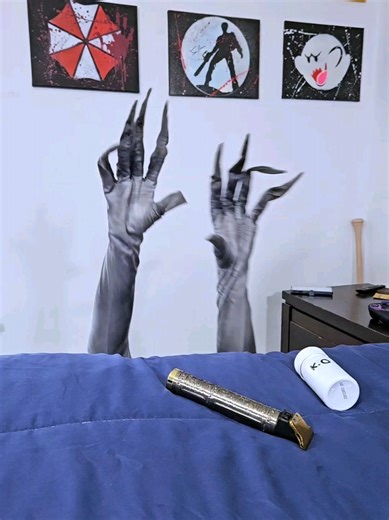 Bed Monster gave me the wrong makeover. #cocobred #bedmonster #gramps #shave #foryou