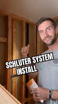Log Home Schluter System Install