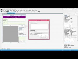 How to Develop a Simplest Invoice Maker in VB.net - Video_02