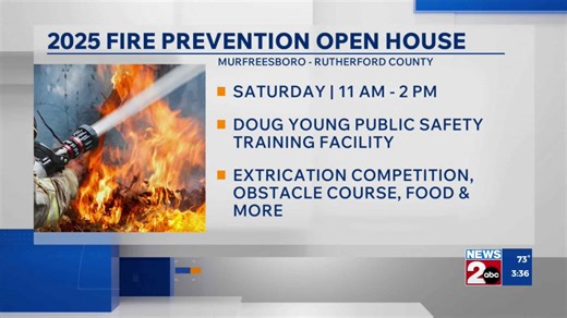 Fire prevention open house to be held in Rutherford County, TN