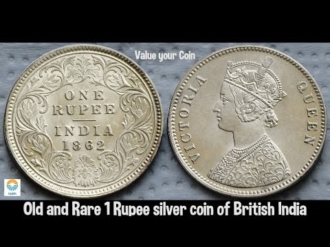 Old and Rare 1 Rupee Silver coin - British India 1976 | Know the value of your coin