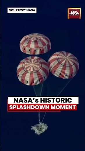 NASA Artemis II Astronauts Splash Down in Pacific | NASA Marks Historic Return #nasa #artemis2