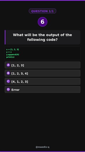 Python Variables & Assignment – Part 2 Quiz