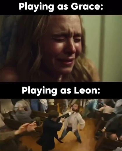 The difference between Grace and Leon gameplay is crazy