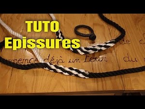 15-Epissures et réparation sur cordage 3 torons. Matelotage. [TUTO VoilierLa Désirade ]