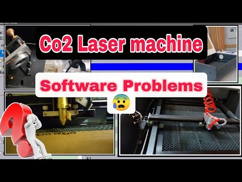 CO2 laser machine Problem || एक साथ Engaving और Cut करने की समस्या || Page Size setup issue ||