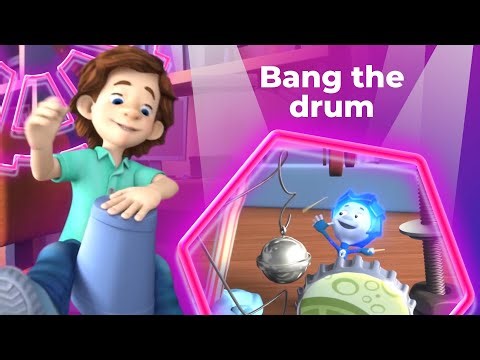 Bang The Drum (music video) | Sing with The Fixies! | Kids songs