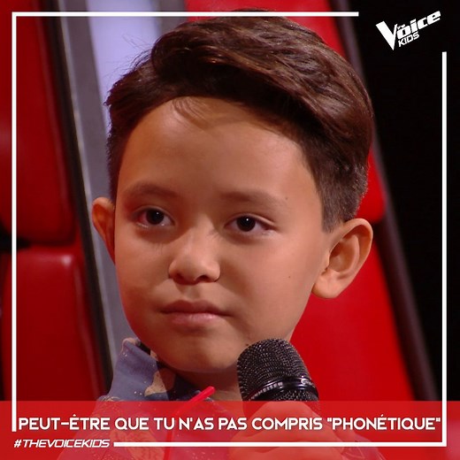 1.3M views · 2.2K reactions | #TheVoiceKids Quand Amel Bent tente d'expliquer le mot ''Phonétique'' à un talent  (et faut admettre que c'est plus compliqué que ça en a l'air) 路‍♂️ Le retour de The Voice Kids, c'est ce vendredi à 21h05 sur TF1 ! | The Voice : la plus belle voix | Facebook