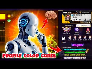 Ai Recommended Free Fire Profile Color Codes | Customize Your Profile Like a Pro With Chat Gpt
