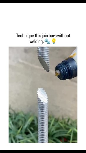 GLOBAL REEL HUB on Instagram: "#The post features a 64-second video demonstrating a DIY technique to join two threaded rods end-to-end by applying yellow threadlocker adhesive and threading wing nuts from both sides to clamp them securely, bypassing welding for quick field repairs. With 1.4 million views and 6,800 likes shortly after posting on January 6, 2026, it taps into viral interest in accessible metalworking hacks, but 437 replies largely propose easier alternatives like pre-made rod coup