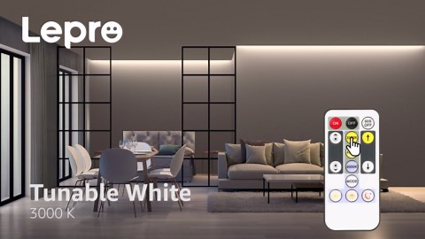 Lepro LED Tunable White Strip Light, Warm to Cool White,32.8ft Dimmable Bright LED Tape Lights, 600 LEDs 2835, Strong 3M Adhesive, Not Cuttable, Suitable for Christmas Decorations, Home, Bedroom