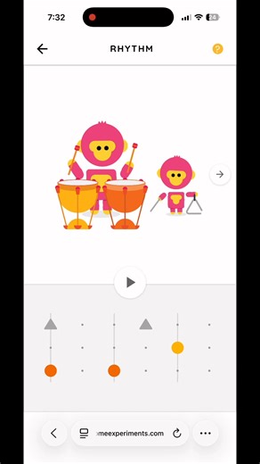 My Music Maps on Instagram: "Another win for the music tech toolkit 🎶💻 Chrome Music Lab is packed with student-friendly tools, and Rhythm is a standout. It features four engaging sequencers that let students build loops while exploring beat, layering, and form. The interface is incredibly intuitive, and the animated instrument-playing creatures make rhythm creation feel playful, accessible, and instantly engaging. #MusicEd #MusicTeachers #ClassroomMusic #MusicTechnology #EdTech #ElementaryMusi