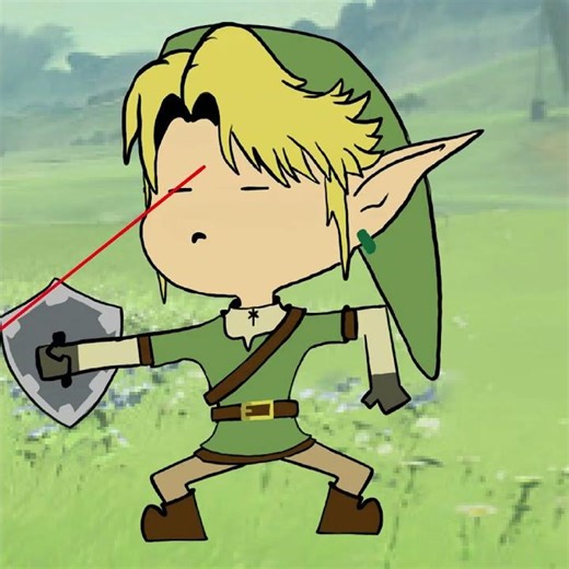 Link gets ka-boom #animation #zelda