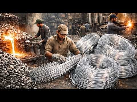 Incredible Aluminum Melting & Recycling Process Inside a Mega Factory