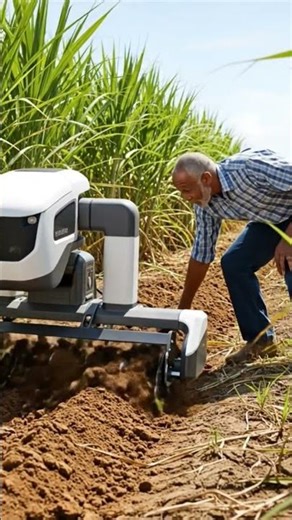 #Robotic Technology Transforming Sugarcane Farming into an Enjoyable Experience”#farmers #farm