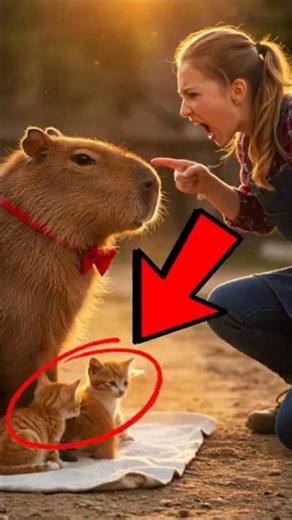 Capybara Stole the Blanket... But the Truth Made Her Cry 💔🐾 #shorts #capybara