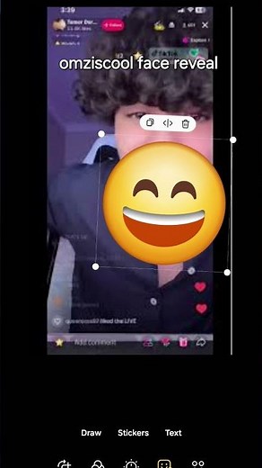 Omz face reveal