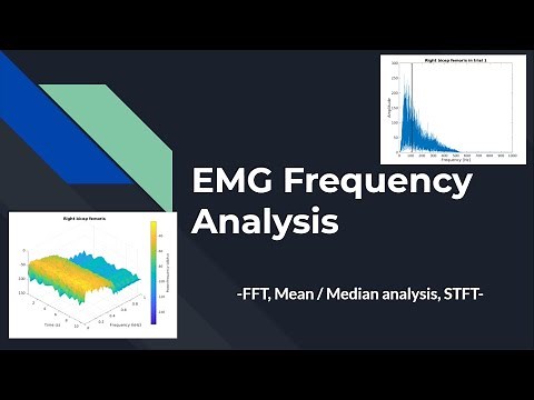 EMG Frequency Analysis -FFT, Mean / Median frequency, STFT-