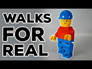 The FIRST Walking Scaled-up LEGO Minifigure!