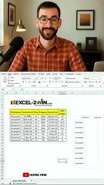 📅 Gantt Chart in Excel in 1 Minute