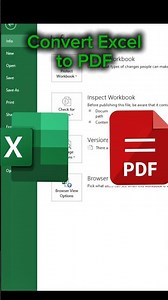 How to Convert Excel to PDF in Seconds 📄 | Excel Hack #smallpdf # #pdf #convertpdf #exceltips