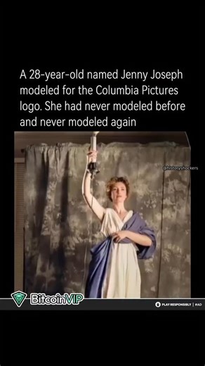 History Shockers on Instagram: "Jenny Joseph was just 28 years old when she unknowingly became part of film history-posing as the model for the Columbia Pictures logo. It happened in 1991, when artist Michael Deas was tasked with reimagining the classic torch-bearing figure. Jenny wasn’t a professional model. In fact, she had never modeled before and never did again. A friend at the studio simply asked her to sit for reference photos. Deas ended up using her pose and general features, but he ble