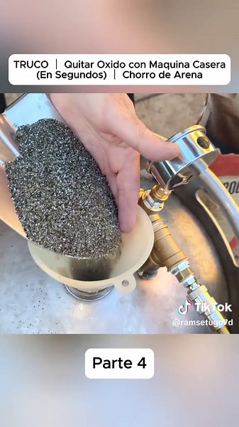 TRUCO ｜ Quitar Oxido con Maquina Casera (En Segundos) ｜ Chorro de Arena