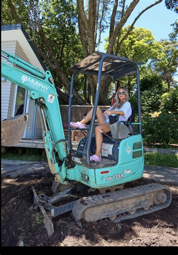not so subtle foreshadowing but we’re going to uncover an absolute 💩 show beneath that dirt pile 😳 catch up on part one 👉 @Brit Cunningham #landscaping #poolreno #renovation #diyproject #diy