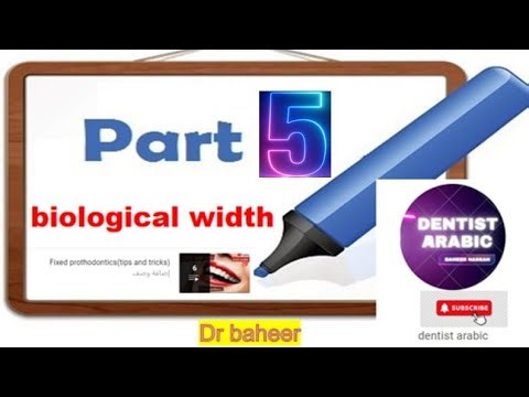 biological width (part 5 ) fixed prothodontics(tips and tricks)