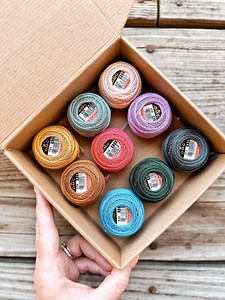 9-piece DMC Perle Cotton Ball Set - Etsy