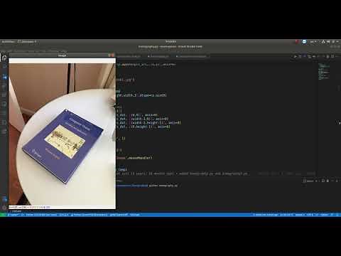 openCV - Find Homography and Warp Perspective