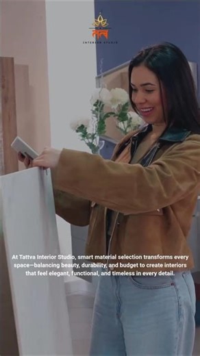 Smart materials, stunning results ✨ At Tattva Interior Studio,